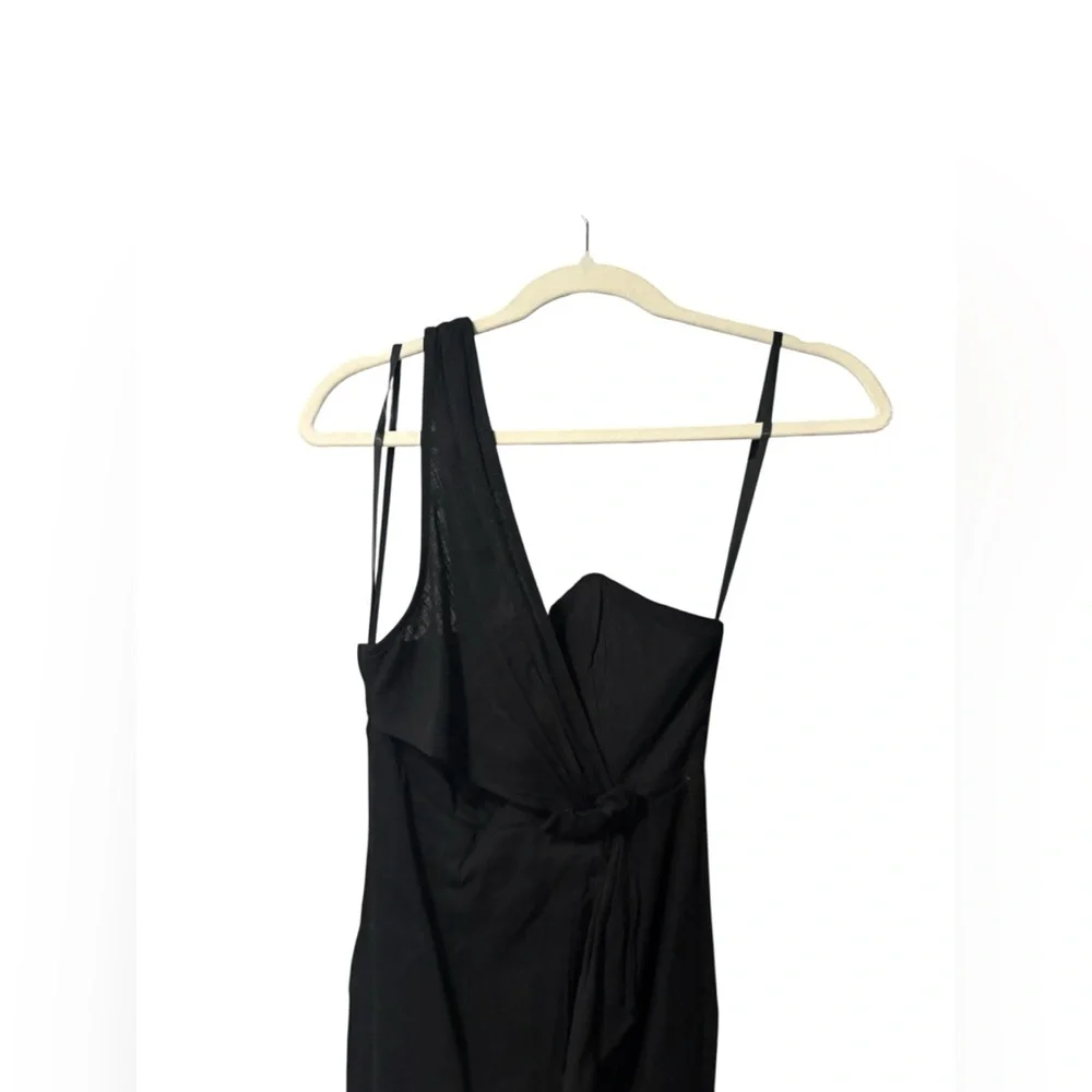 Here Comes The Sun Satin Halter Dress - Picture 6 of 7